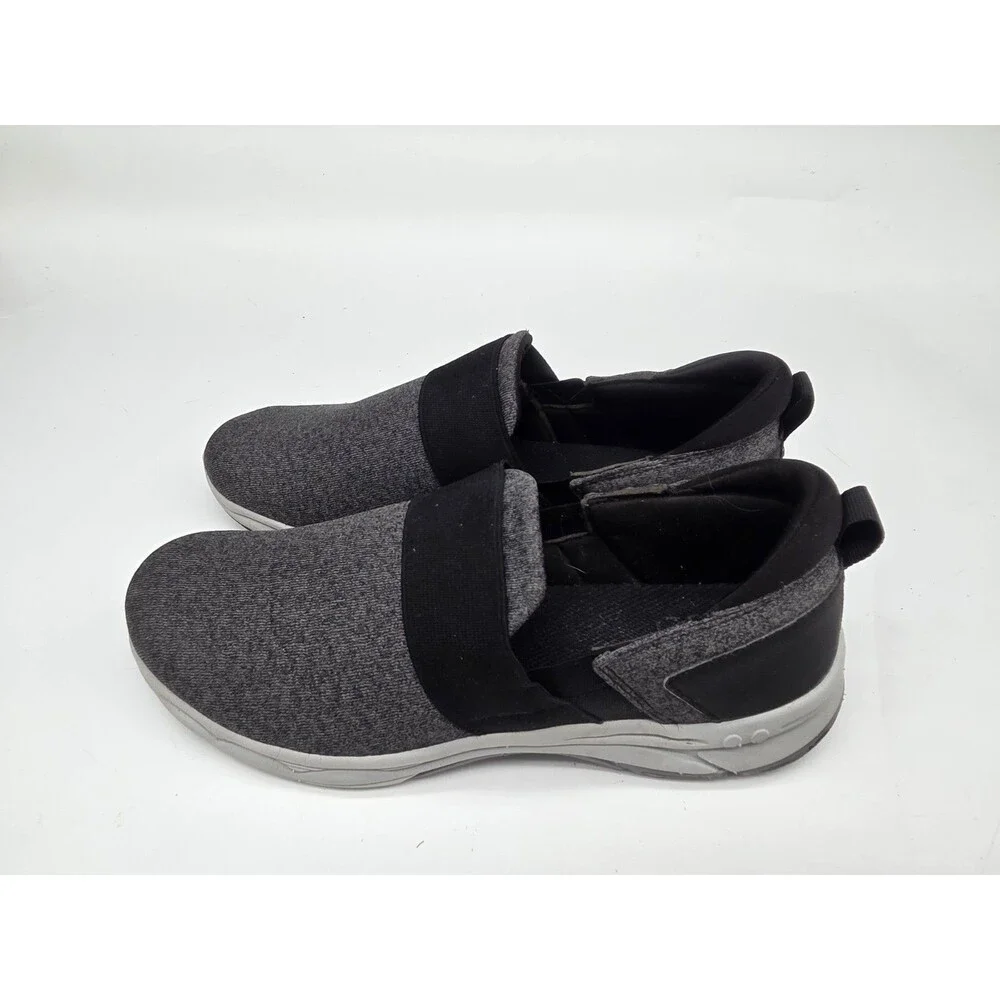 Ryka Shoes Faye Size 10 Gray Slip On Sneakers Comfort Shoes